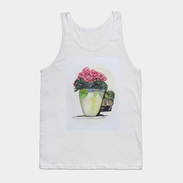 Kimberly's Castellabate Flower Pot Tank Top by cjkell